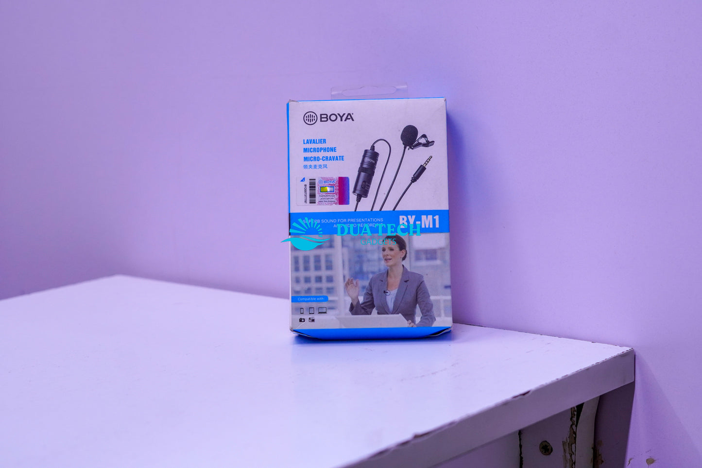 Boya BY-M1 Lavalier Microphone - Omni-Directional, 6m Cable, 3.5mm Connector