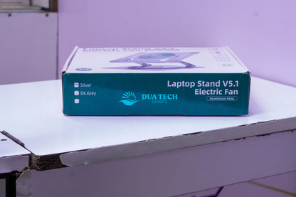 V5.1 Electric Fan Laptop Stand With 3 Speeds