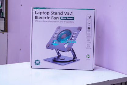 V5.1 Electric Fan Laptop Stand With 3 Speeds